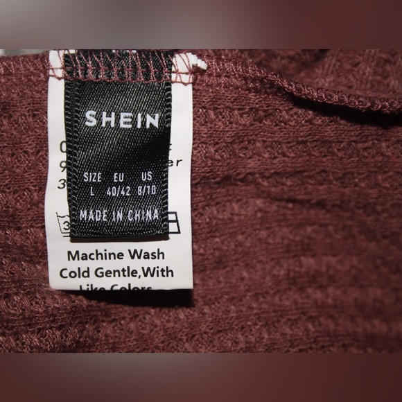 SHEIN - Women’s Large - Ribbed Knit Shirt - Picture 3 of 5